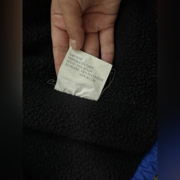 Vtg Timberland Nylon Jacket Coat Waterproof Fleece Lined Mens S Blue Green - Picture 12 of 15